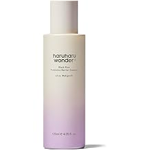 haruharu Wonder Black Rice Probiotics Barrier Essence, Skin Flooding &amp; Layering, Strengthens Skin Barrier, Moisturizes, Glowy Radiant Skin, Ceramide &amp; Panthenol, Holiday Stocking Stuffer, 4.05 fl.oz