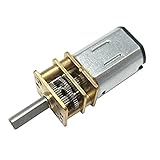 CHANCS N20 小さい DC モーター 6V 10RPM シャフトの長さ 10mm は DIY RC のおもちゃのための金属の変速機モーターによって連動します