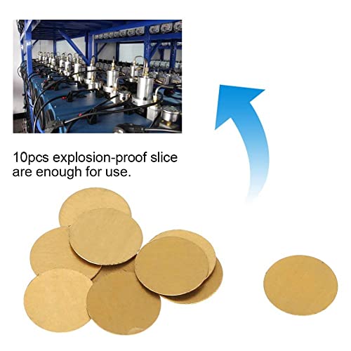 10 pezzi Disco antistrappo antideflagrante in ottone Materiale resistente all'usura, resistente alla corrosione, per pompa compressore aria
