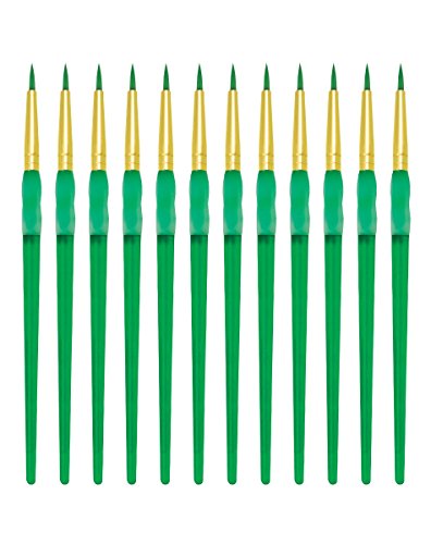 Royal Brush Big Kids Choice Round Paint Brush, Size 2, Pack of 12