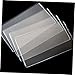HAPINARY Banknote Holder Storage Case 20pcs Paper Holders Large Sizes for Stamp Collector Display