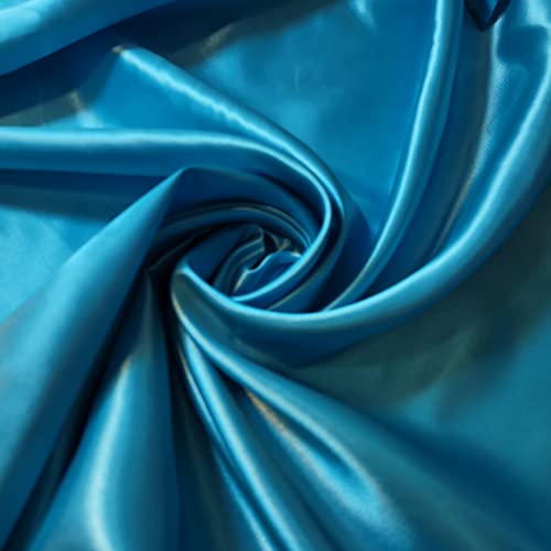 Silky Satin Liquid Solid Plain Luxury Dress Craft Decoration Drape Dancewear Material Wedding Dress Craft Fabric Material 44"