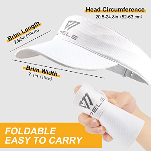 Sport Sun Hat Visor Sun Visors For Women Men Uv Protection Running Tennis Golf Softball Superlite Performance Cap(Pink) #TOP2