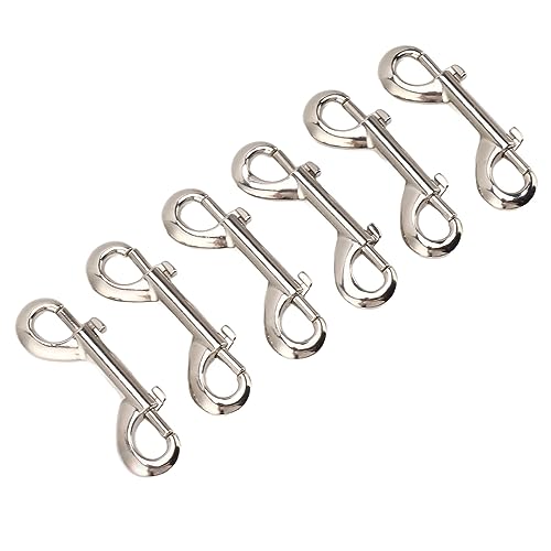 aqxreight Double Ended Hook Heavy Duty Zinc Alloy Trigger Metal Clips for Dog Leash Horse Tack Garage Use, aqxreight10agtx9qs4