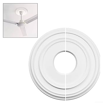 Canomo Split Ceiling Medallion Ceiling Light Medallion Polyurethane