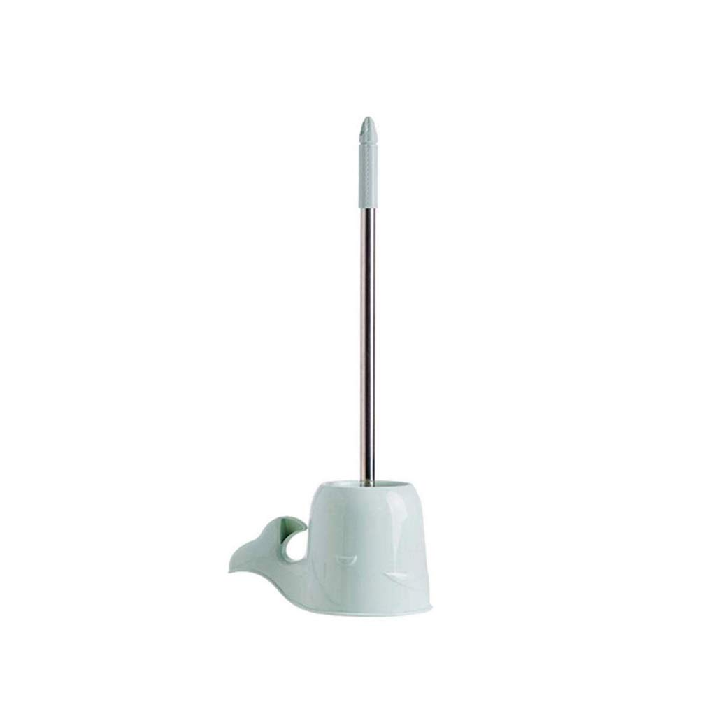 Brosse de toilette en silicone avec son kit de support compact pour salle de bain
