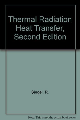 Therm Rad Heat Trans - See 3Ed 0891165061 Book Cover