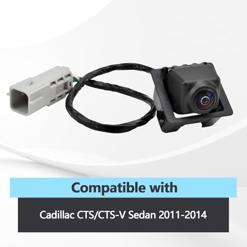 Image of 23171840 Backup Camera Replacement Compatible with Cadillac CTS /CTS-V Sedan 2011-2014 Replaces 42389646 95407397 23291201, Rear Reverse Park Assist Camera, Rear View Camera
