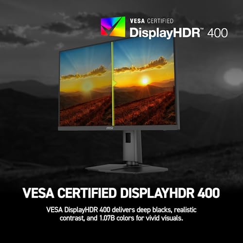 Image of msi MAG 274QPF X32 27-inch 2560 x 1440 (QHD) Gaming Monitor, 320Hz, AMD FreeSync Premium, NVIDIA G-SYNC Compatible, HDR Ready, HDMI, VGA Port, VESA, Tilt, 0.5ms, Black