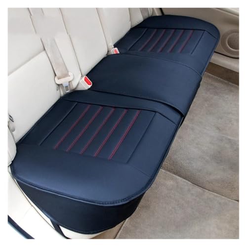 Housse siège voiture cuir PU rouge anti-rayures pour protéger la banquette des chiens