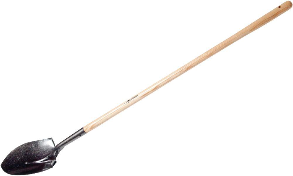 KRUMPHOLZ Pala de pala de tamaño 210 x 280 mm con mango de ceniza de 1300 mm peso 2000 g