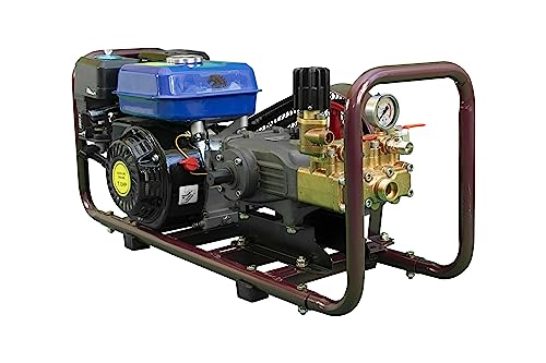 Sulfatadora a Gasolina BRACOG OS-S30-K | Motor 4 Tiempos 210cc 7CV, Presión 40–60 Bares, Caudal 20–40 L/min, Manguera 50 m | Pulverizador Profesional
