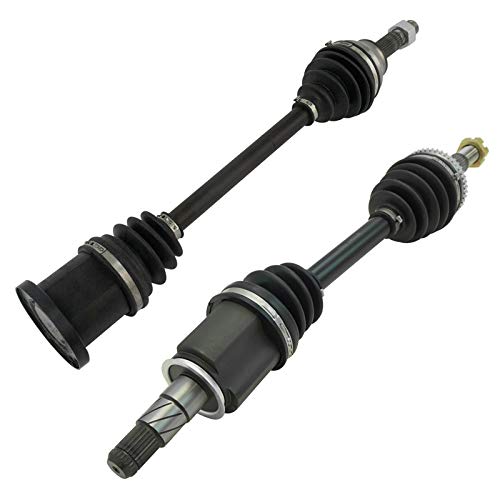 Image of TRQ Front Driver and Passenger Side CV Axle Assembly Set 2 Piece Compatible with 2007-2008 Infiniti G35 X AWD 2009-2013 G37 X AWD 2011-2012 G25