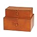 Amazon.com: Deco 79 Leather Handmade Decorative Box Storage Decorative ...