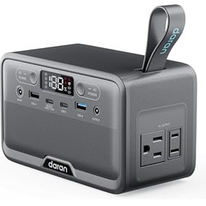 Portable Power Station, Portable Power Bank 28,000mAh LiFePO4 Battery 100W(200W Peak) Solar Power Bank, Portable Charger Small Generator with AC Outlets & PD Fast Charging for Home/Laptop/Camping