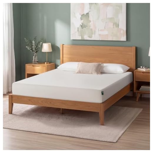 Zinus Green Tea Memory Foam Mattress 6 Inch, Pressure-Relieving Comfort & Full-Body Support, Naturally Fresh, Medium Firm Feel, CertiPUR-US & Oeko-TEX Certified Safe Materials, Queen