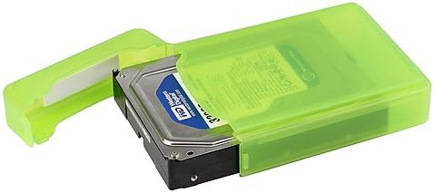 iKross 3.5 Inch IDE/SATA HDD Storage Protection Boxes - Green x 3