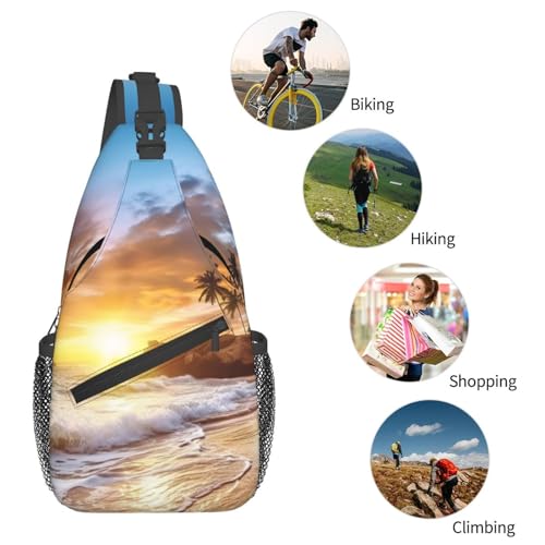 Bolso cruzado tipo bandolera para trekking y viaje miniatura 6