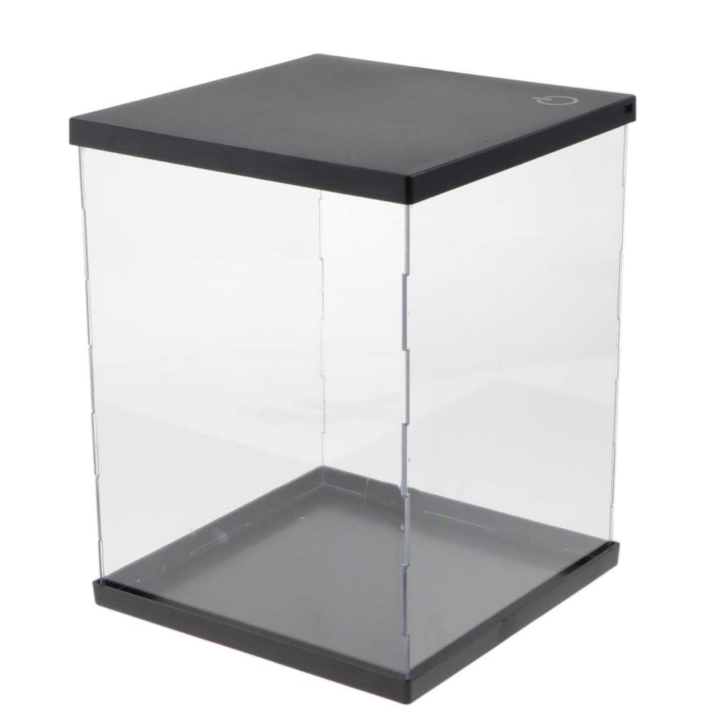 Cube organisateur de comptoir en acrylique éclairé LED