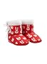 T A L 7A New Born Baby Bootie Shoes With Fur For Boys & Girls printed multicolor Booties First Walking Shoes, -2, 3 Kids UK