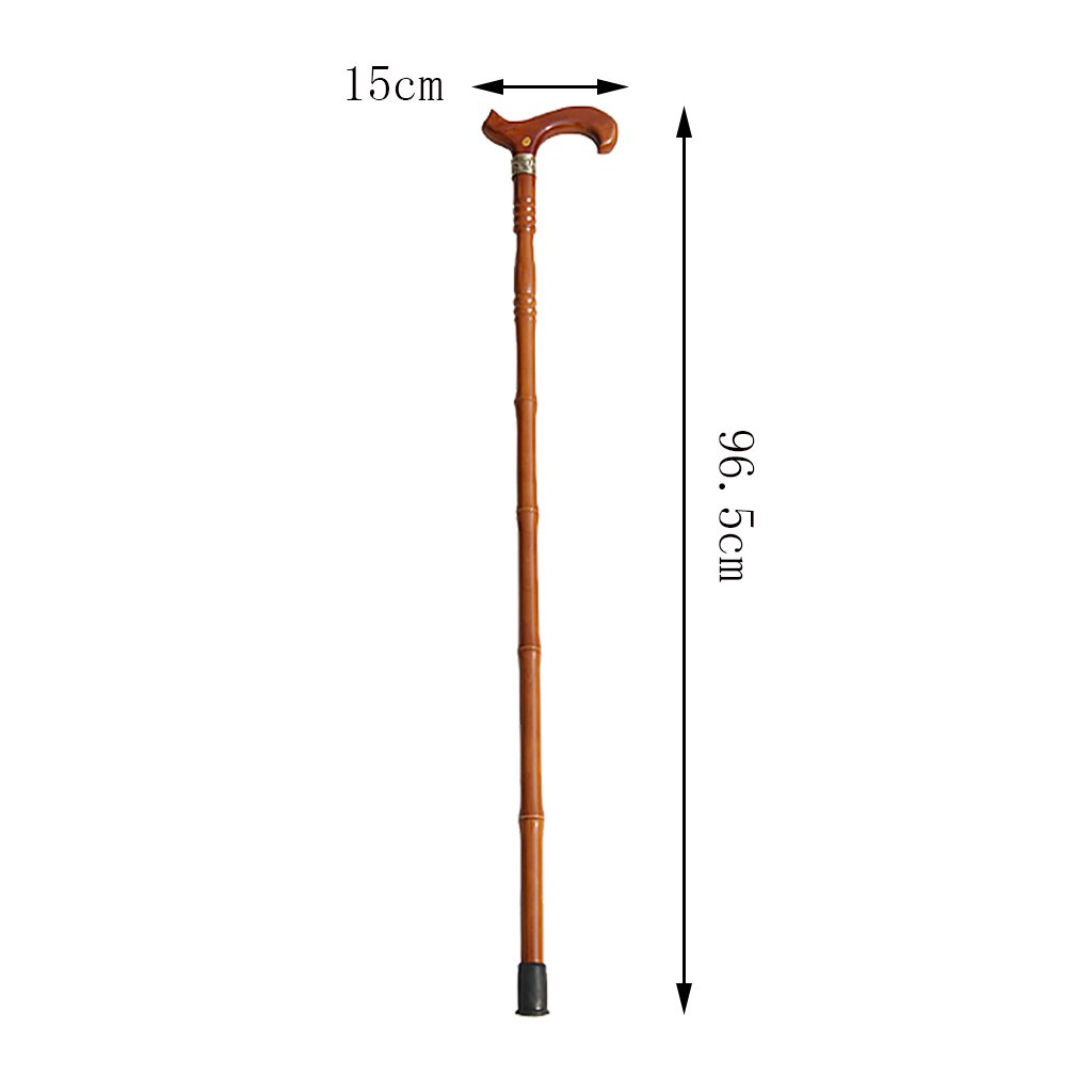 Drewniane laski Laski dla osób starszych Kule Kije T-ręce Chodziki dla osób starszych Artykuły Długość 96,5 cm Łatwe do skrócenia Pomoc w poruszaniu się dla osób starszych, seniorów i osób