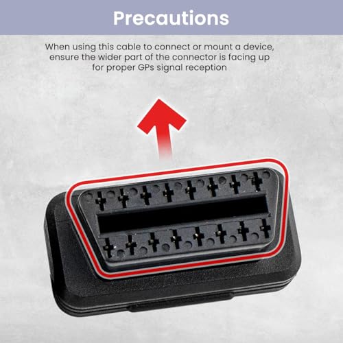 Image of STHIRA 23.6'' OBD2 Extension Cable 16-Pin Male to Female OBDII Connector Cable for Automotive Diagnostic Scan Tools, Code Readers, and Monitoring Devices