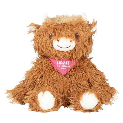 Image of Lilly's Love Weighted Stuffed Animal, 5lb | Sensory Plush for Kids & Adults | Machine Washable Plushie w /Removable Inner | Calming Weighted Stuffed Animal for Anxiety, Highland Cow
