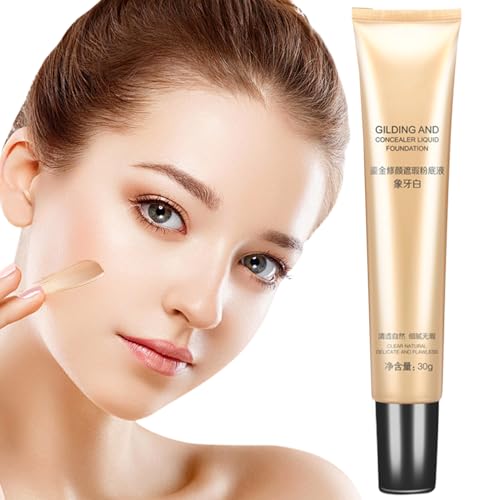 Corrector, Crema De Cobertura Completa, Crema De Maquillaje De Corrector, Cobertura Completa Y Acabado Impecable, Fórmula Ligera Y Combatible, Pieza De 30 G/1x, Perfecta Para El Uso Diario