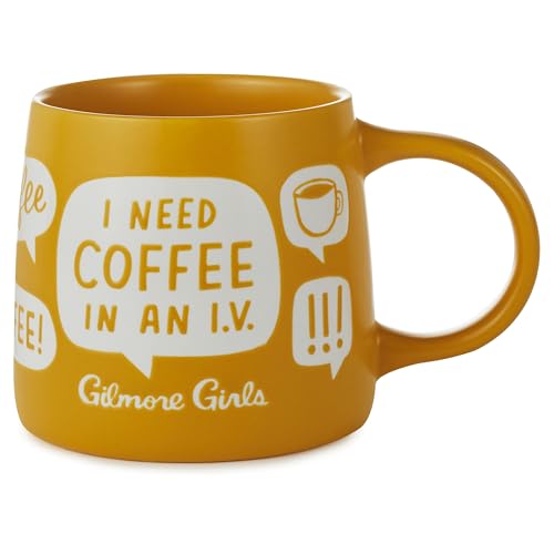 Taza Gilmore Girls 21 onzas color amarillo mostaza miniatura 1