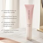 Laura Mercier Pure Canvas Primer Illuminating, Improves and Extends Wear of Makeup, Radiant Finish, Boosts Skin's Brightness, Evens Dark Spots and Discoloration, Travel Size - Image 4