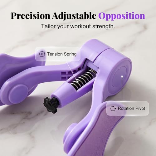 Image of Pelvic Floor Exercise Device for Men Women, Inner Thigh Trainer Leg Workout Equipment, Compact Portable Inner Thigh Exerciser for Home Office, Real Muscle Strength