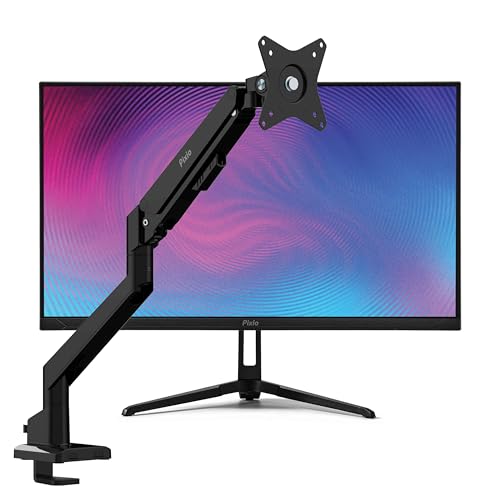 Image of Pixio PX246 Wave 24 inch 120Hz Refresh Rate FHD 1080p Resolution IPS Panel 4ms GTG Response Time Gaming Monitor and PS1S Wave Black Single Monitor Arm