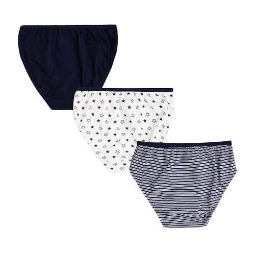 Image of Red Rose Kids Girls Cotton Printed Panty Pack of 3-Assorted