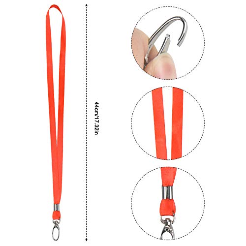 10 Stks Neck Strap Lanyards met Swivel Metal Clip, Office Badge Lanyard voor personeel, Duurzame Lanyards voor nek… - Image 3