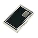 Produktbild Business Visitenkartenständer Männer und Frauen Multifunktionskartenkasten/Bank Card Box, Anti-Diebstahl-Bürste, Schild NFC, PU + Edelstahl Visitenkarten Halter (Color : Black)