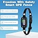 GPS Wireless Dog Fence System, Rechargeable Electric Fence for Dogs, IPX6 Waterproof Collar, Adjustable Warning, 33Yd-1000Yd Range, Pet Safe Outdoor Containment for Most Breeds