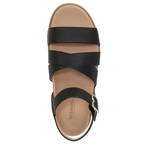 Image of Dr. Scholl's Women's Free Life Sandal Black Leather 9 M