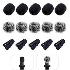 Foam & Furry Cover & Clip, 5-Pack of Each