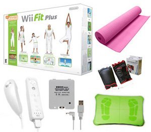 Exclusive Nintendo Wii Fit Plus "Super Holiday" Bundle- Pink By NINTENDO