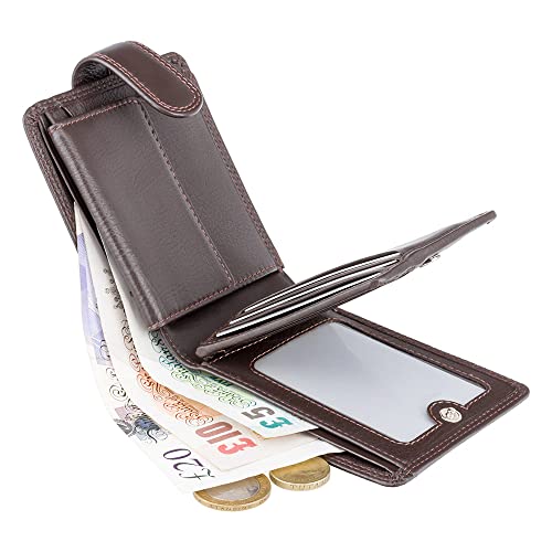 Visconti Heritage Ht10- Thin Soft Visconti Leather Wallet (Brown) #TOP3