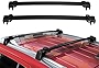 AUXMART Roof Rack Cross Bars Fit for 2007-2022 Jeep Patriot with Vertical Side Bars OE Style, Adjustable Rooftop Luggage Rack,Aluminum Cargo Carrier Bars