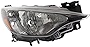 CarLights360: For Toyota Yaris Headlight Assembly 2016 2017 2018 Passenger Side Sedan w/Bulbs DOT Certified SC2503106