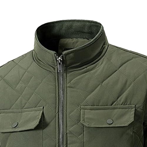 Chaqueta cálida de diamante grueso para combatir el frío sin llevar ropa pesada 6