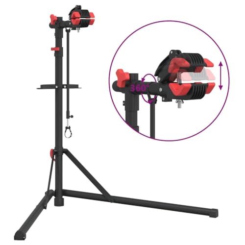 vidaXL Stojak do naprawy rowerów, składany, regulowany, 92-152 cm, stojak rowerowy, stojak na rower, stojak serwisowy, stojaki rowerowe