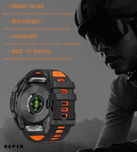 Correa para reloj 22mm compatible Garmin fenix 8, 7, 6 y Forerunner miniatura 4