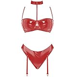 Forplay Women's Lingerie Sets, Red, M