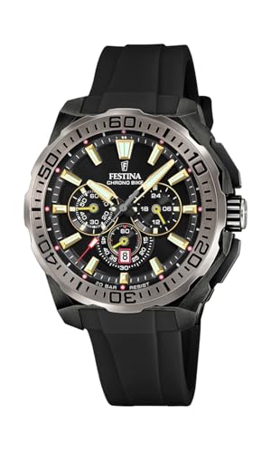 FESTINA CAB.CRONO ACE.COR.ESF.Negro