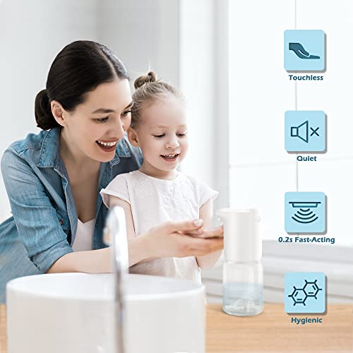 Secura Automatic Soap Dispenser, 13.5Oz / 400Ml Touchless Soap Dispenser With Adjustable Volume Control/Rechargable/Infrared Sensor, Suitable For Kitchen Sink & Bathroom Countertop #TOP1