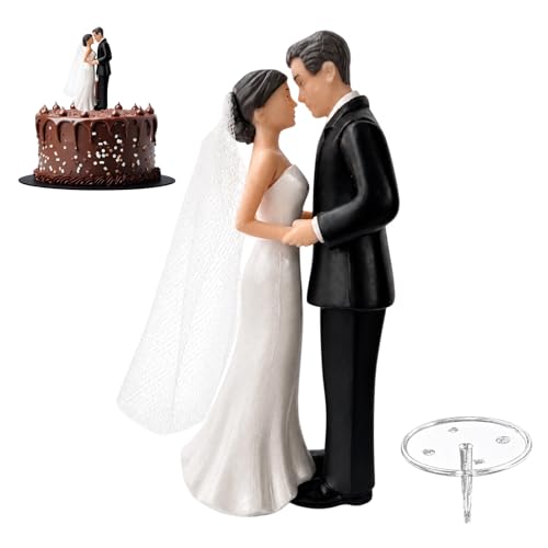 Wedding Cake Topper Romantic Elegant Bride and Groom Cake Topper Cake Topper Wedding for Engagement Parties Wedding Cake Toppers Bride Bridal Showers Anniversaries Table Decorations