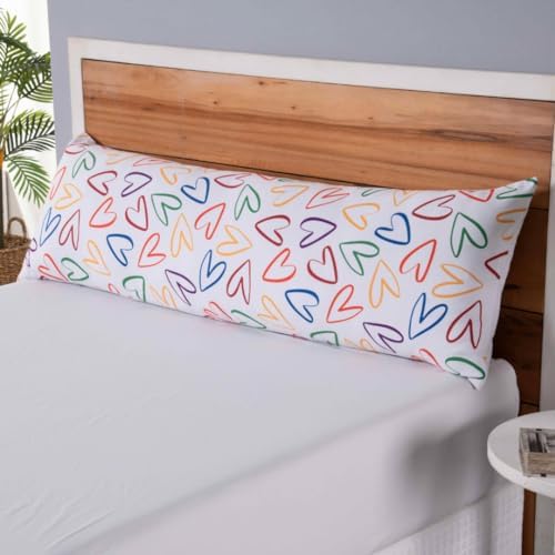 Capa para Travesseiro de Corpo 1,46x0,46m Fofuxão | Fronha Traves...